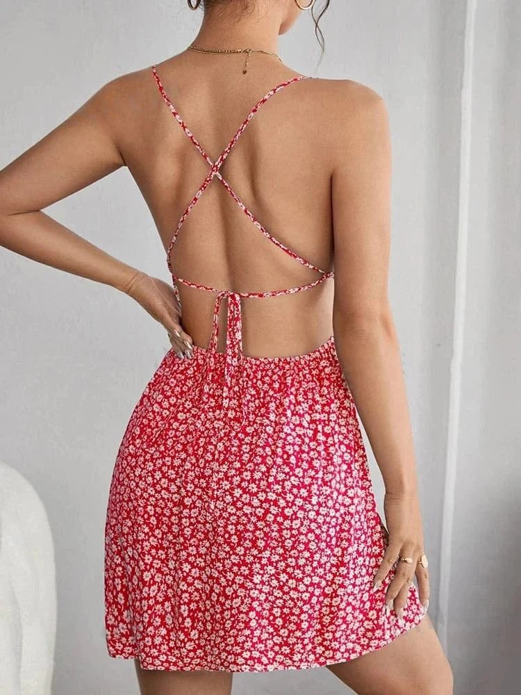 Robe Dete Sexy Dos Nu Courte Moulante 2