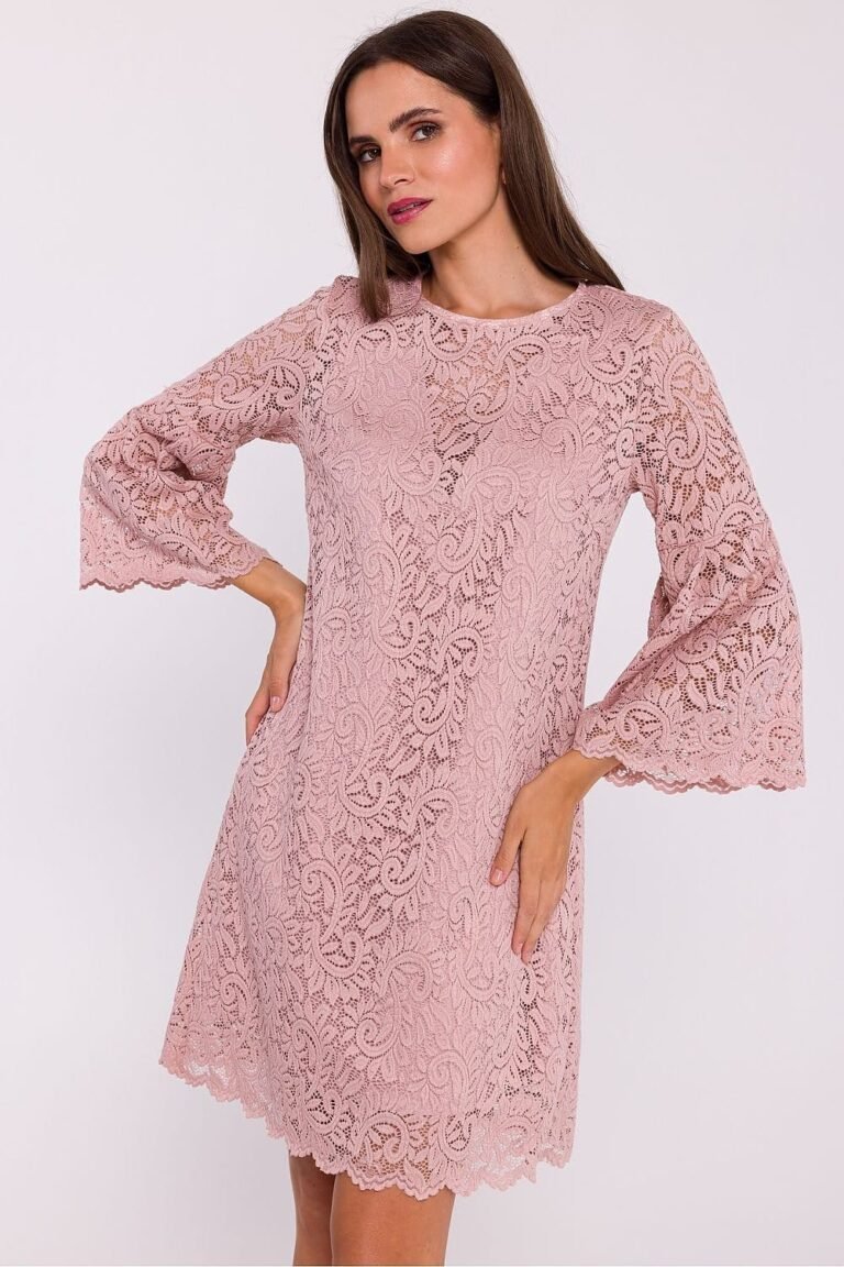 Robe En Dentelle Manches Longues 10