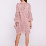 Robe En Dentelle Manches Longues