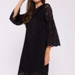 Robe En Dentelle Manches Longues 2