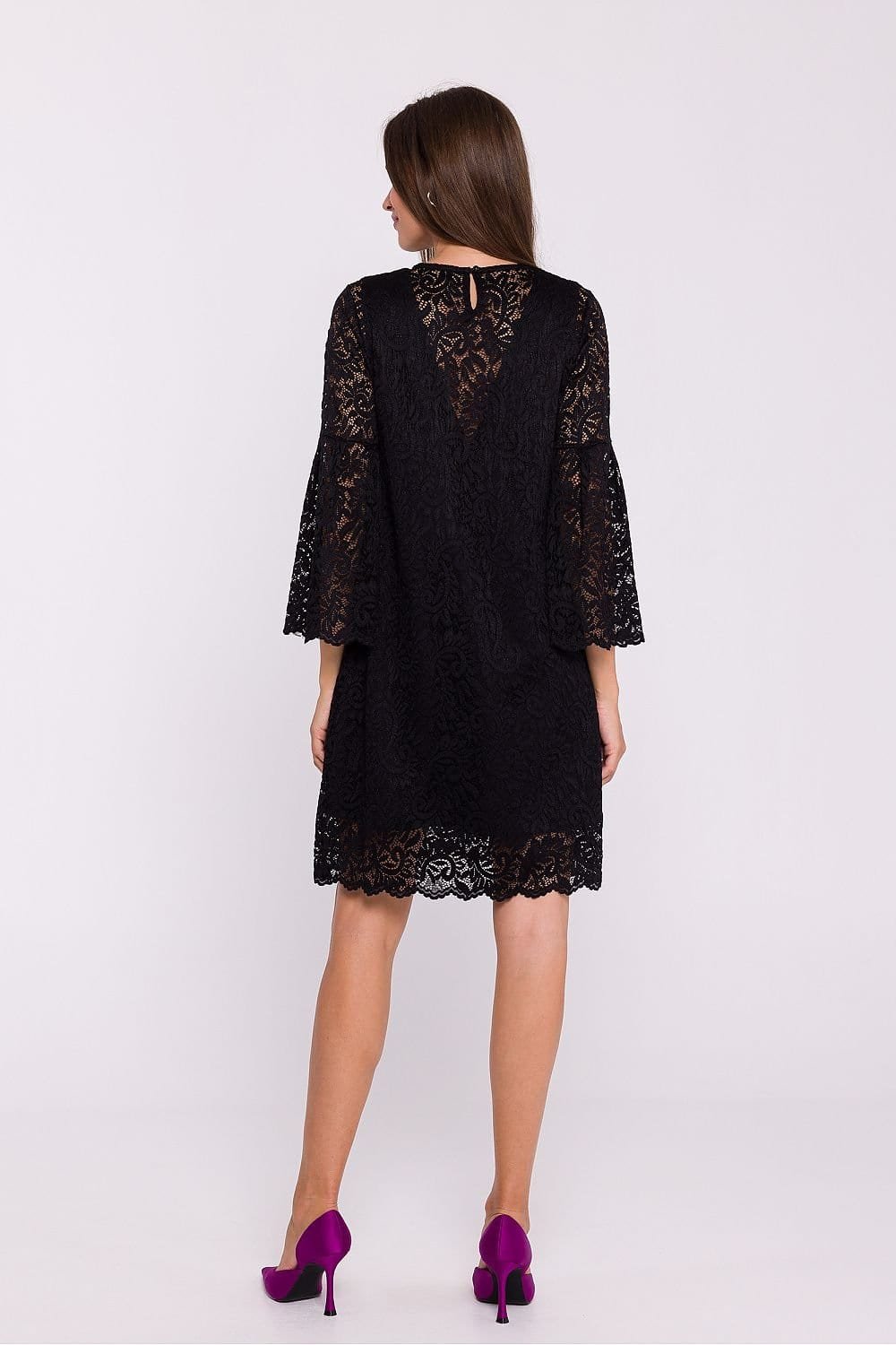 Robe En Dentelle Manches Longues 3