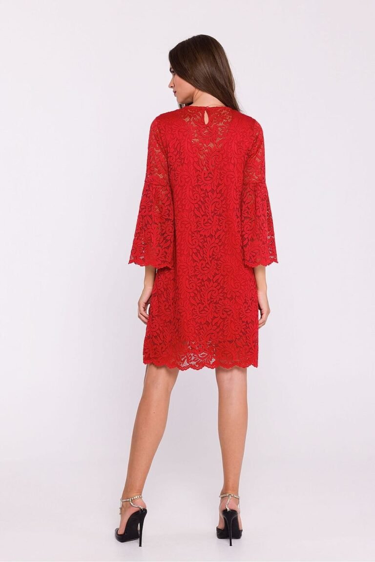 Robe En Dentelle Manches Longues 6