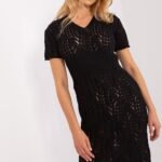 Robe En Dentelle Noire Courte