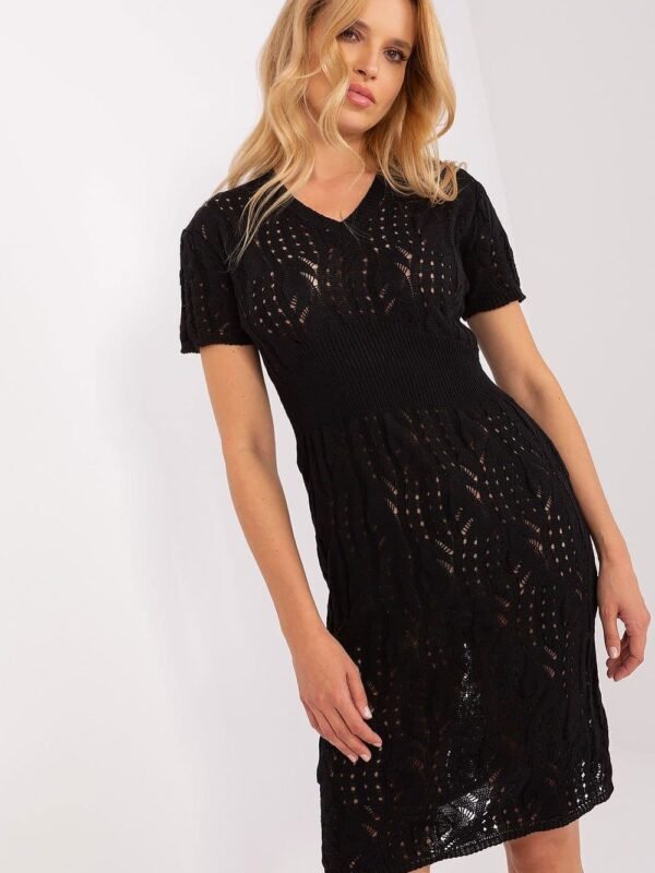 Robe En Dentelle Noire Courte