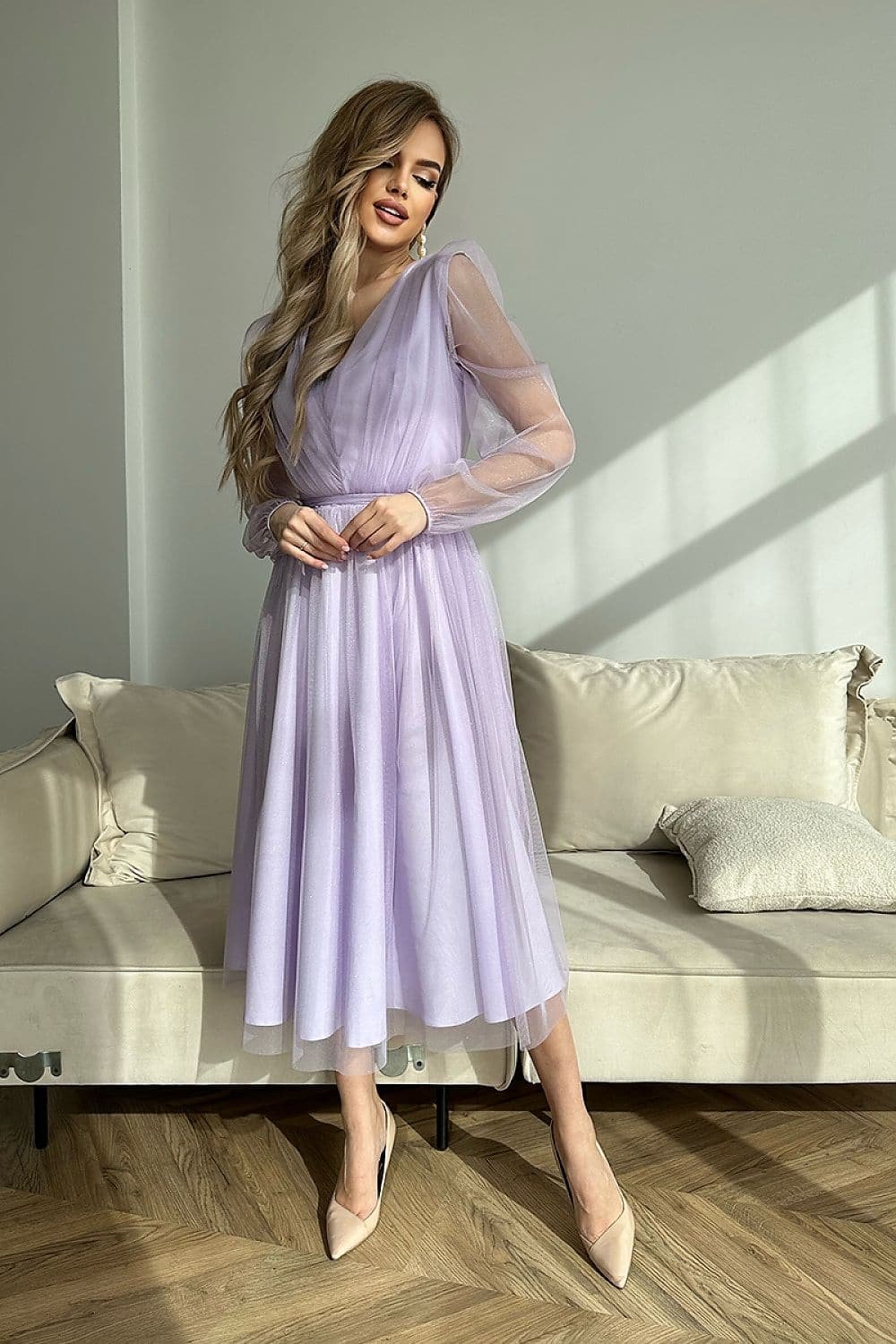 Robe En Tulle Lilas Chic 3