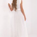 Robe Ete Blanche Longue Col Chemise