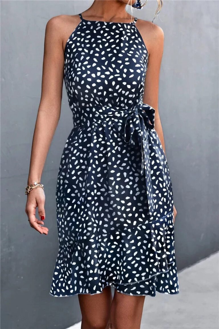 Robe Ete Boheme Courte A Bretelles 3
