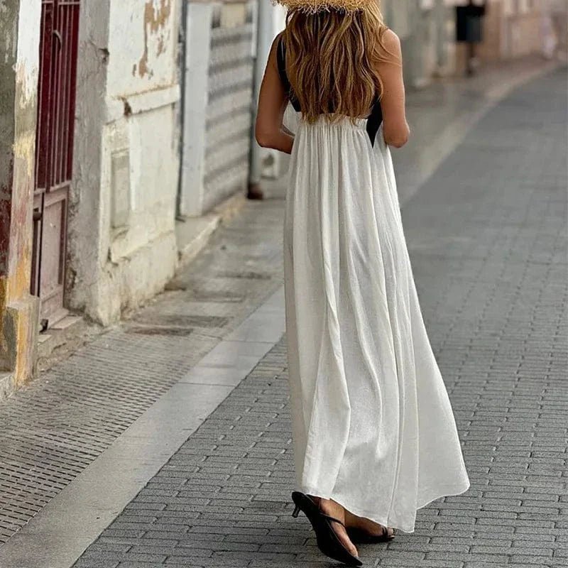 Robe Ete Boheme Dos Nu Longue 2