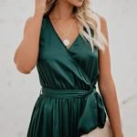 Robe Ete Boheme Fendue Decolletee 5