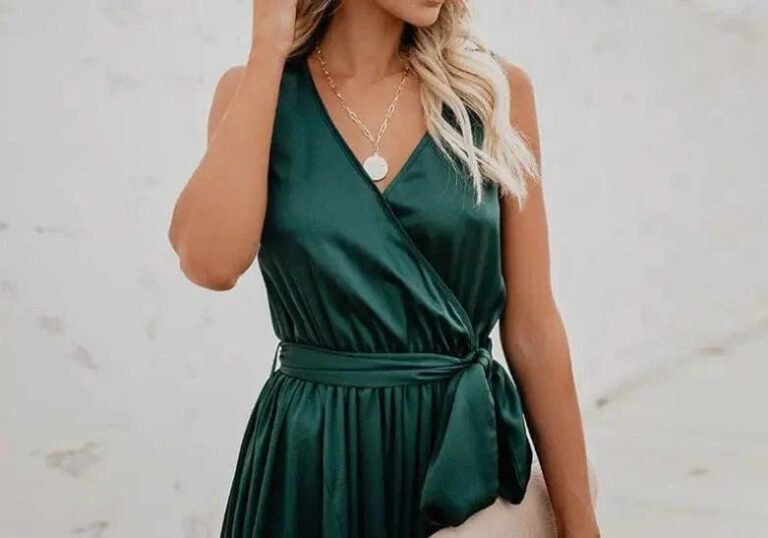 Robe Ete Boheme Fendue Decolletee 5