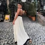 Robe Ete Boheme Longue Dos Nu Sans Manches 2