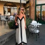 Robe Ete Boheme Longue Dos Nu Sans Manches Blanc S