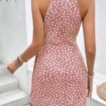 Robe Ete Courte Drappee Sans Manches 6