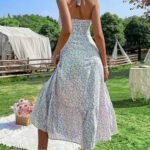 Robe Ete Dos Nu Midi Fleurie Boheme