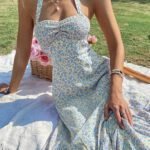 Robe Ete Dos Nu Midi Fleurie Boheme 7