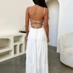 Robe Ete Longue Dos Nu Boheme