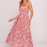 Robe Ete Longue Fleurie Boheme Multicouleur S M