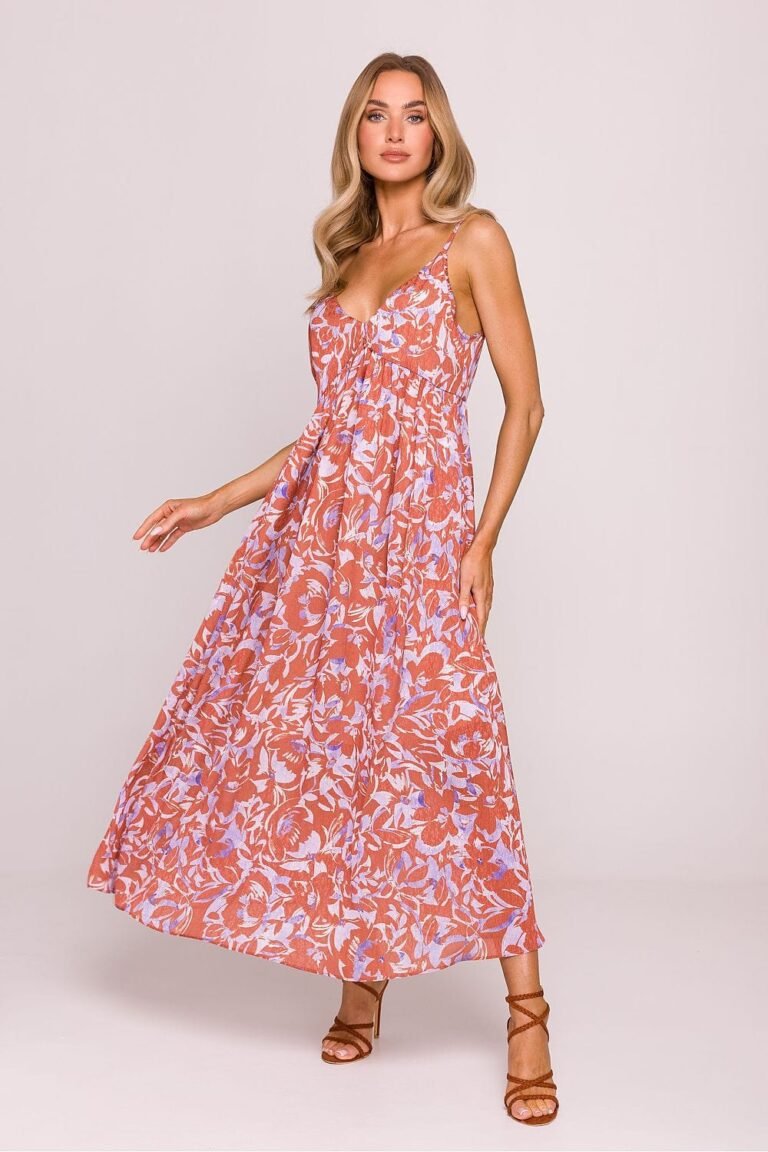 Robe Ete Longue Fleurie Boheme Multicouleur S M
