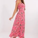 Robe Ete Longue Fluide Fleurie Fendue 2