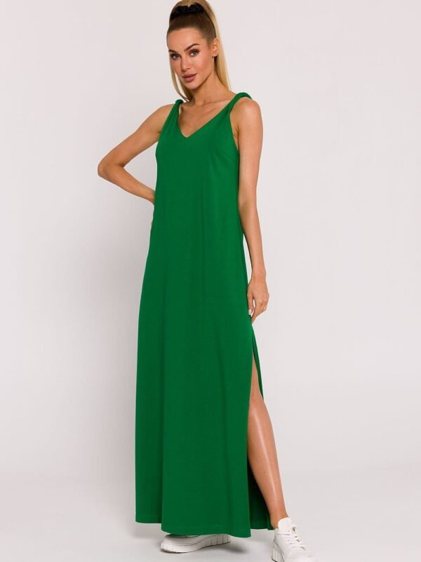Robe Ete Longue Oversize Dos Nu Vert S