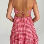 Robe Ete Mini Evasee A Bretelles 3