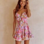 Robe Ete Multicolore Courte 2