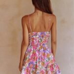 Robe Ete Multicolore Courte 3