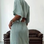 Robe Ete Sexy Longue Dos Nu Lin Coton