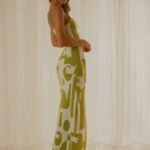 Robe Ete Sexy Longue Moulante A Motifs