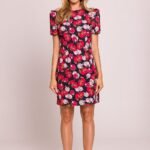 Robe Fleurie Courte Coupe Fourreau