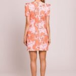 Robe Fleurie Courte Coupe Fourreau 2
