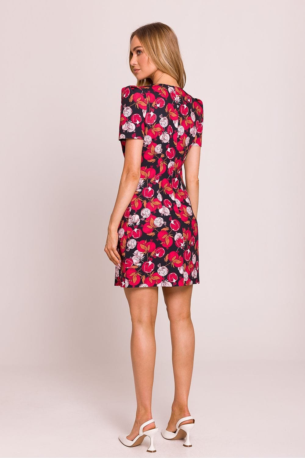 Robe Fleurie Courte Coupe Fourreau 8