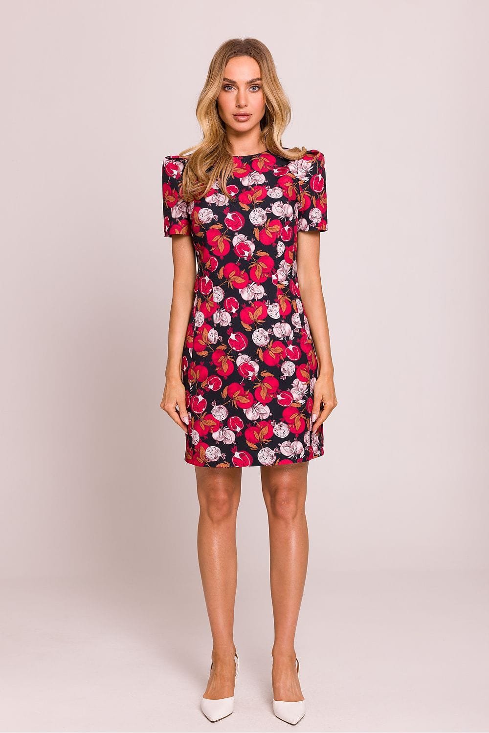Robe Fleurie Courte Coupe Fourreau