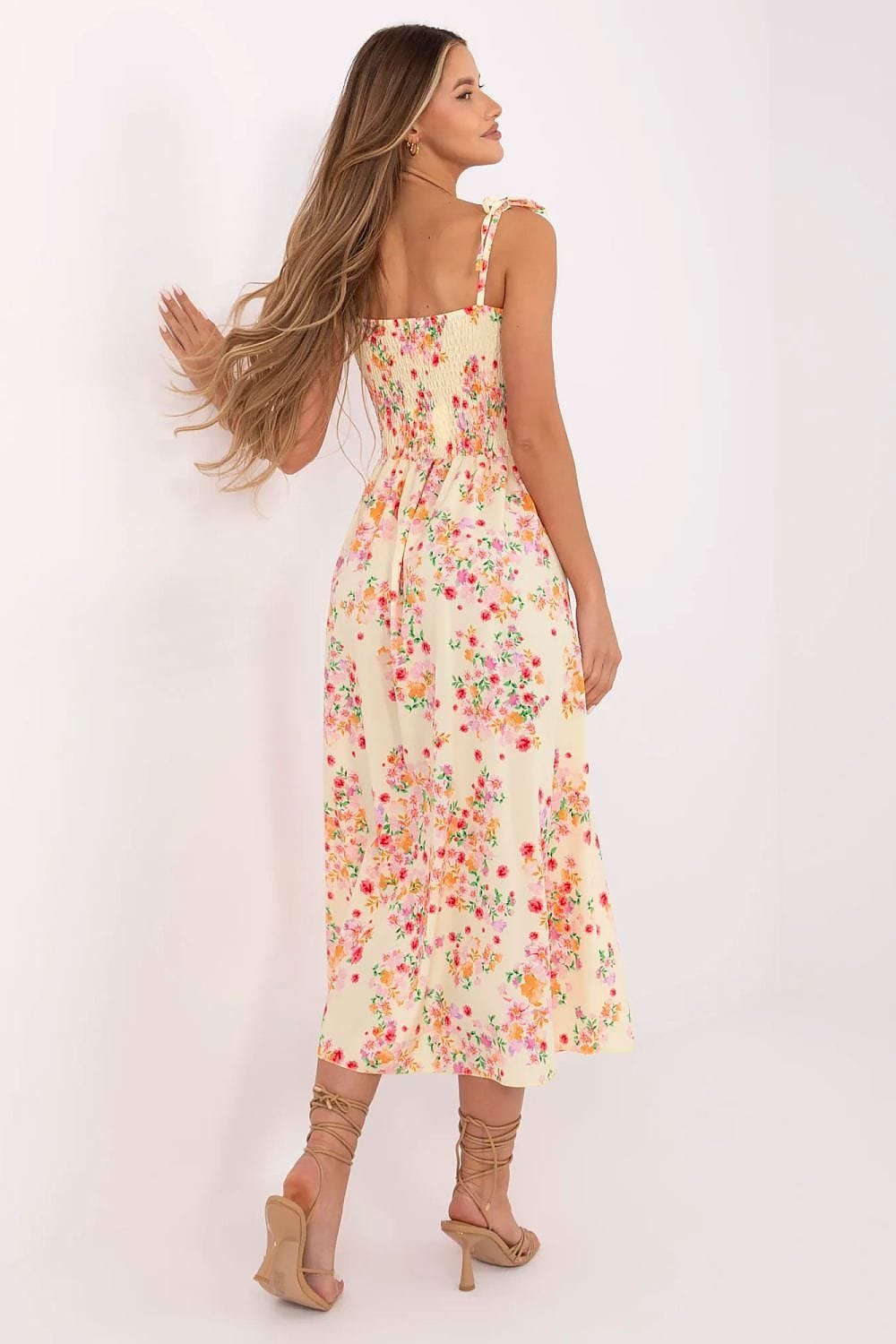 Robe Fleurie Fluide A Bretelles 2