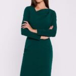 Robe Fourreau Midi Manche Longue 11