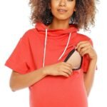 Robe Grossesse Casual Rouge 2