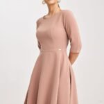 Robe Habillee Elegante Manche Longue 2