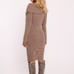Robe Hiver En Tricot Epaules Denudees 2