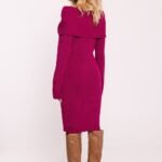 Robe Hiver En Tricot Epaules Denudees 6