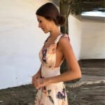 Robe Invitee Au Mariage Fleurie Longue Dos Nu 2