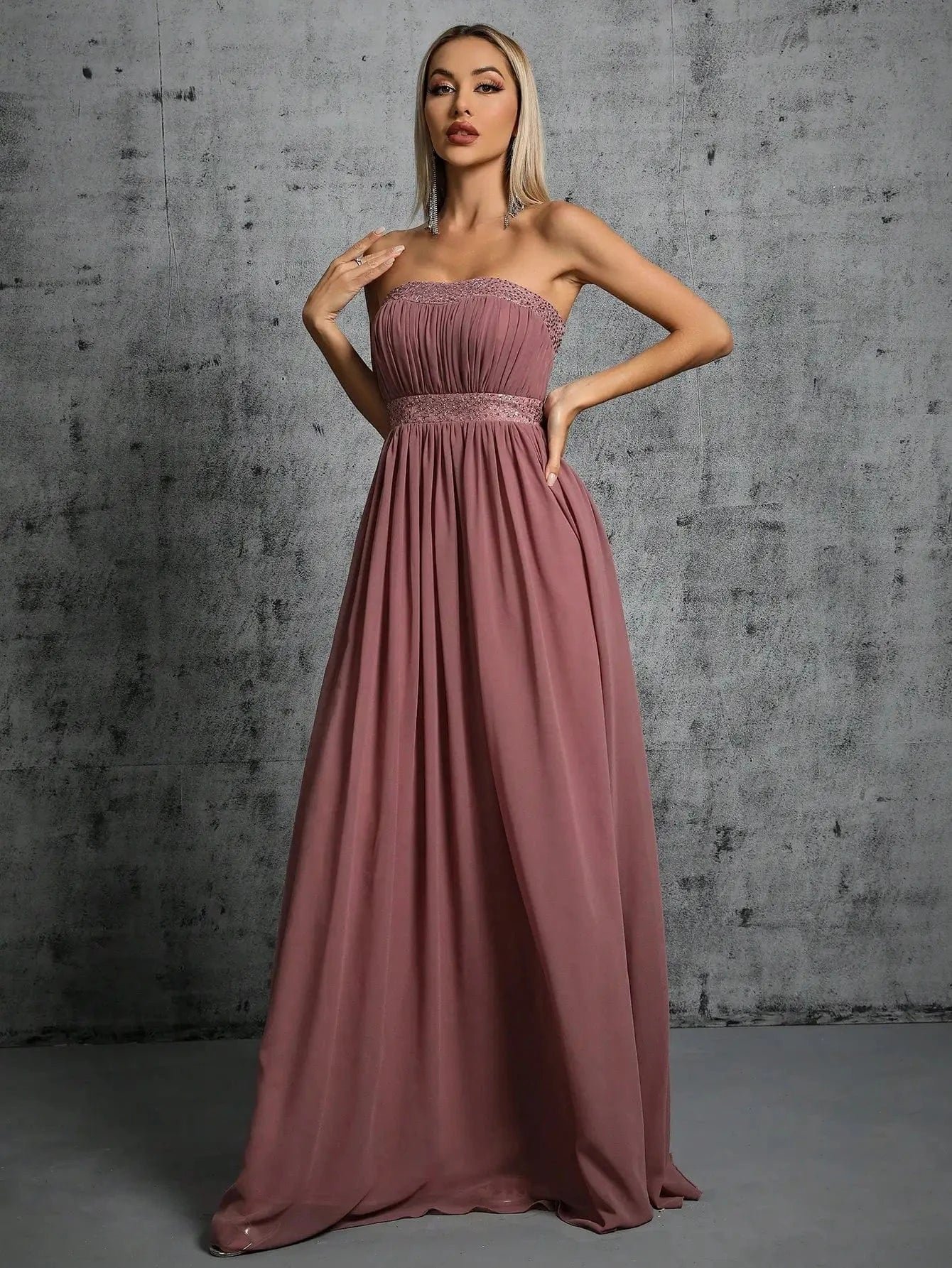 Robe Invitee De Mariage Chic Longue 4