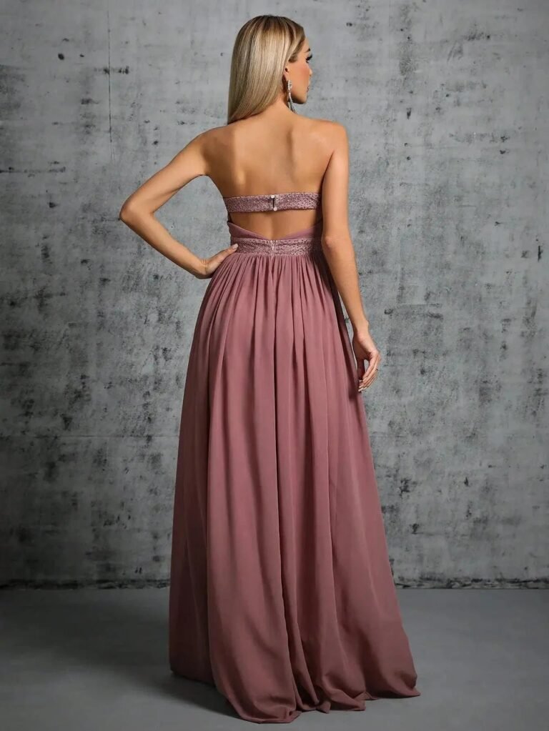 Robe Invitee De Mariage Chic Longue