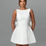 Robe Invitee De Mariage Courte Dos Nu
