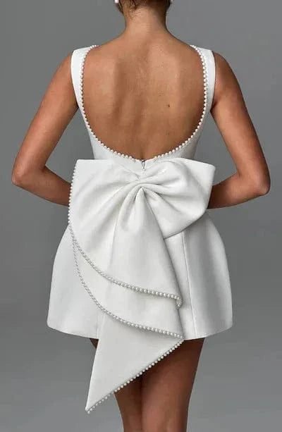 Robe Invitee De Mariage Courte Dos Nu 2