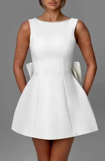 Robe Invitee De Mariage Courte Dos Nu 3