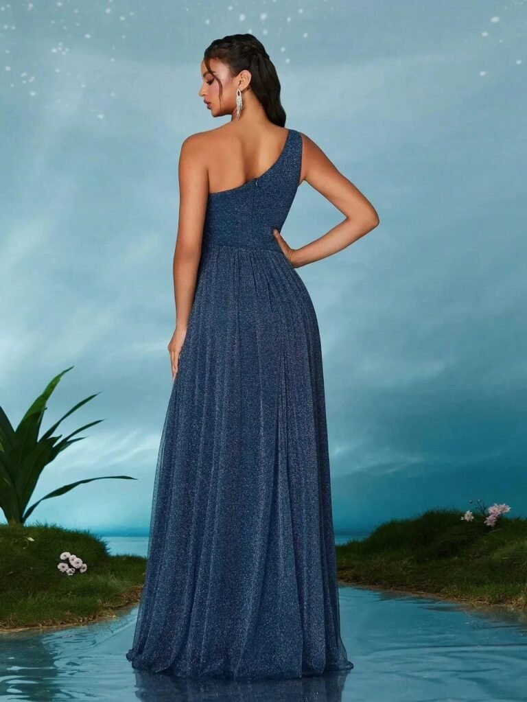 Robe Invitee De Mariage Epaule Denudee 2