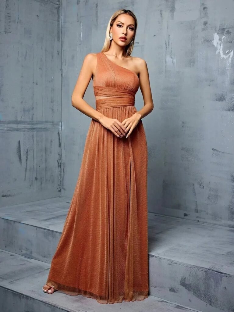 Robe Invitee De Mariage Epaule Denudee