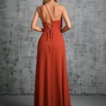 Robe Invitee De Mariage Fendue Fluide Chic 5
