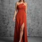 Robe Invitee De Mariage Fendue Fluide Chic 6