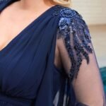 Robe Invitee De Mariage Grande Taille Manche Longue 2